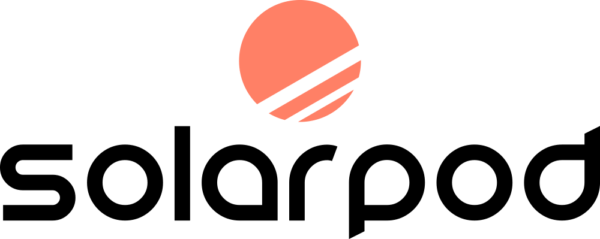 SolarPod logo_stacked_blackSunset